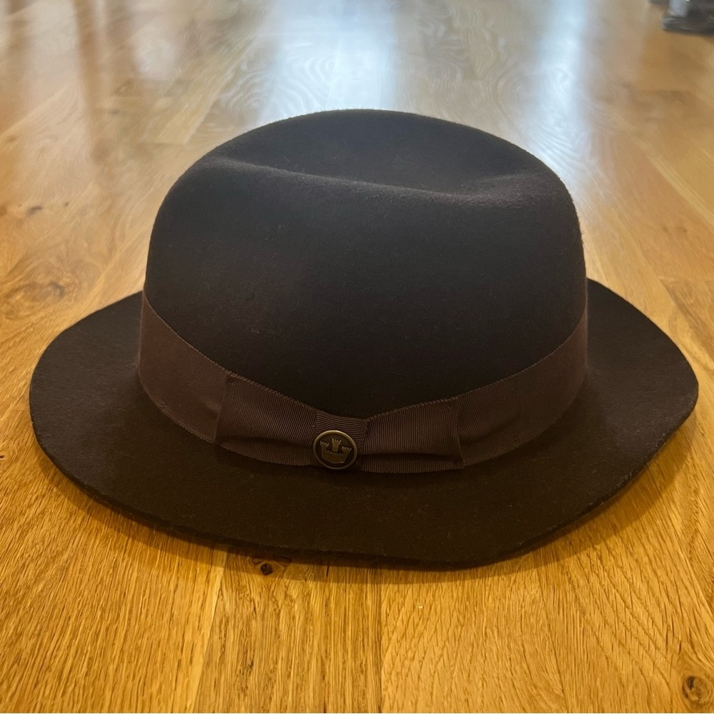 GOORIN BROS Mr. Banks Fedora in Chocolate Brown, M